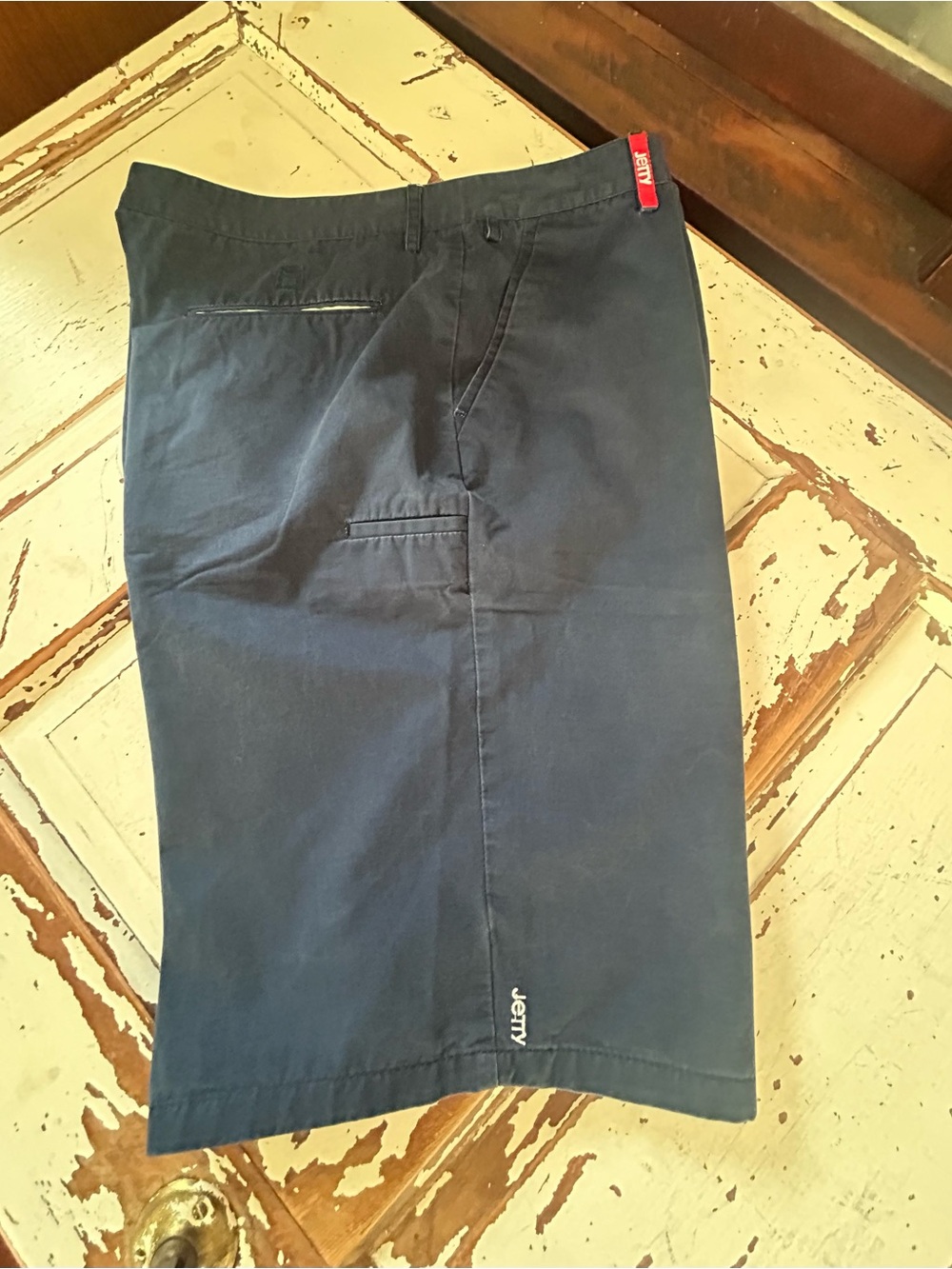 Jetty Shorts Mens 38 Blue Chino Walkshort Casual Golf Shorts